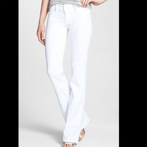 Hudson Bootcut White Jeans